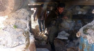 ارتش سوریه خانه‌های زیرزمینی محل فعالیت تروریست‌ها را کشف کرد