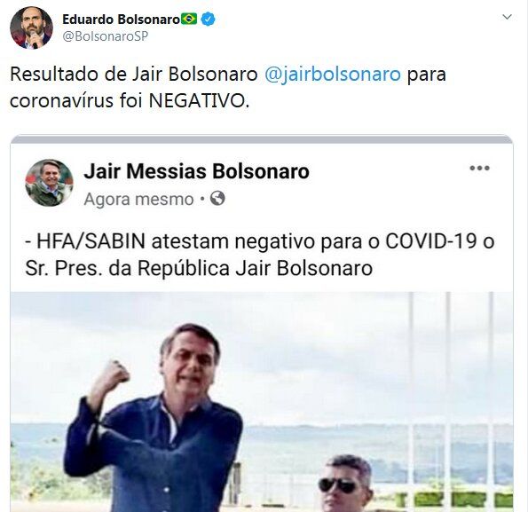 رییسجمهور برزیل مثبت بودن تست کرونای خود را جعلی خواند