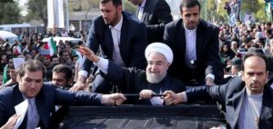 حسن روحانی وارد دومین مقصد خود نیشابور شد