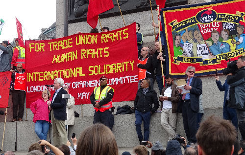 آمریکاییان در روز جهانی کارگر علیه سیاست‌های دونالد ترامپ اعتراض کردند