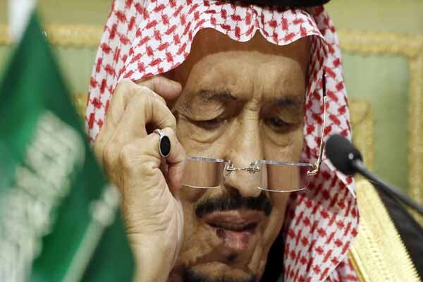 آخرین وضعیت جسمی پادشاه عربستان