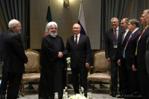 رئیس جمهور کشورمان با ولادیمیر پوتین رئیس جمهور روسیه دیدار کرد