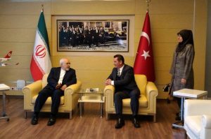 ظریف وارد ترکیه شد