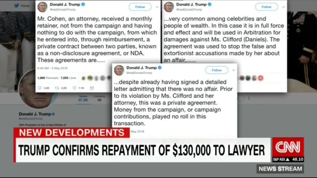 ترامپ حق السکوت هنرپیشه فیلم های غیراخلاقی را پرداخت کرد!