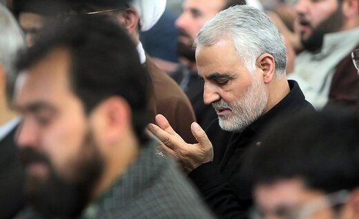 تابوت سردار شهید قاسم سلیمانی و شهید ابومهدی المهندس+ عکس