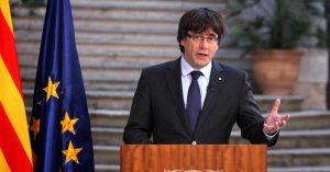 کارلوس پوجدمون رئیس مخلوع ایالت کاتالونیا بازداشت شد