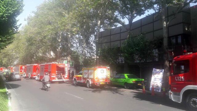 آتش سوزی این بار یک سینما در تهران