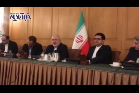 ظریف دلیل استعفایش در سال ۹۷ را فاش کرد+ فیلم