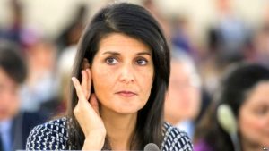 هیلی: سوریه تاکنون ۵۰ بار از سلاح های شیمیایی استفاده کرده است!