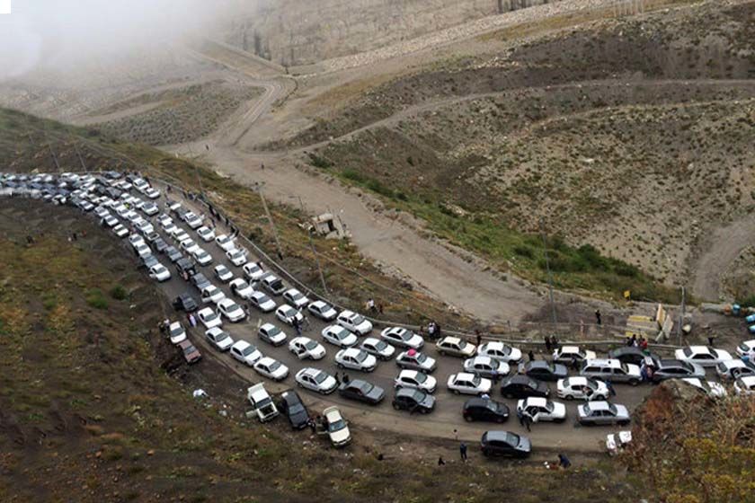 یک طرفه شدن جاده چالوس در دو روز پایانی سال