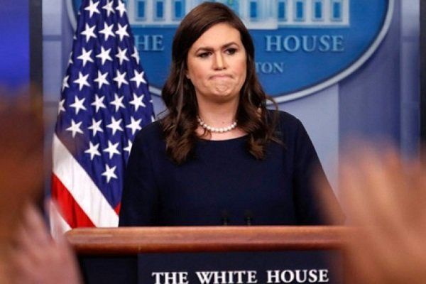 سارا سندرز: ترامپ لطفی است که از جانب خداوند بر مردم ارزانی شده است!