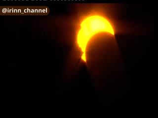 تصاویری از شروع روز خورشیدگرفتگی در ایران+ فیلم