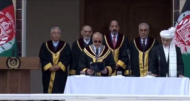 هر دو رقیب انتخاباتی در افغانستان همزمان مراسم تحلیف ریاست جمهوری را برگزار می کنند