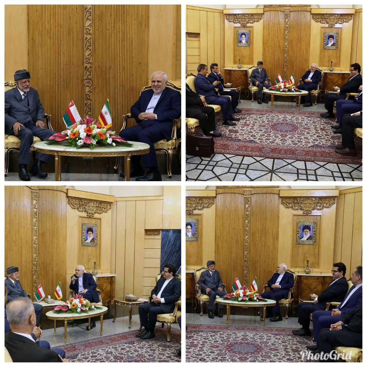 وزیر خارجه عمان وارد تهران شد و با ظریف دیدار کرد
