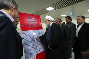 حسن روحانی طرح اتصال خط یک و دو متروی مشهد را افتتاح کرد