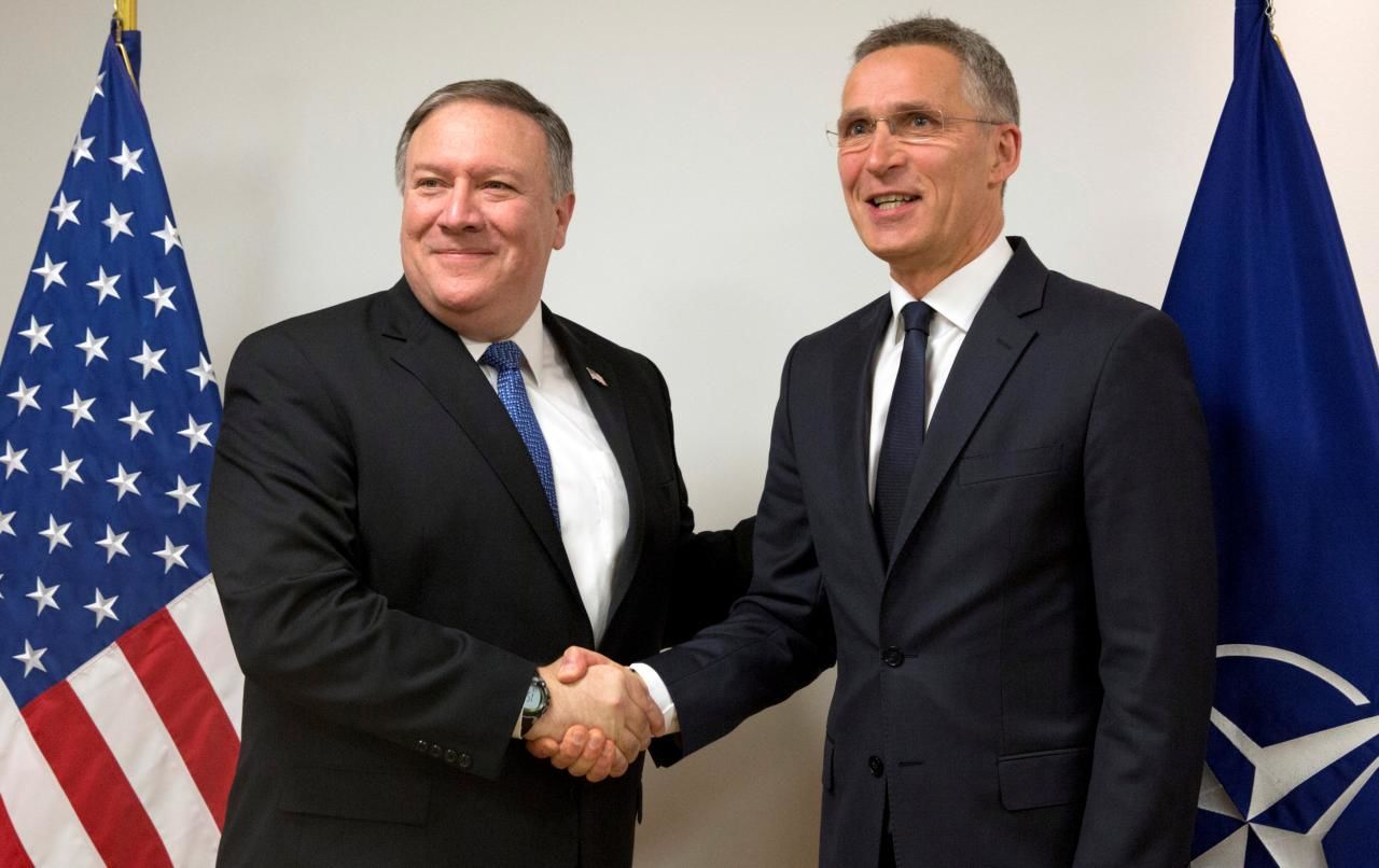 نشست وزاری خارجه ناتو در بروکسل آغاز شد / اولین سفر کاری مایک پمپئو در نقش وزیر خارجه آمریکا