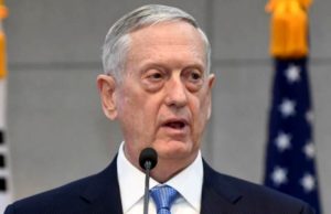 متیس: آماده ارائه گزینه های نظامی به رئیس جمهور هستیم