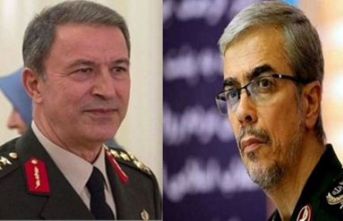 رئیس ستاد ارتش ترکیه با با رئیس کل نیروهای مسلح ایران دیدار کرد