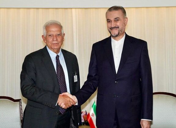 رایزنی بورل و امیر عبداللهیان در نیویورک/ تاکید بورل بر یافتن راه‌حل دیپلماتیک درخصوص موضوع هسته‌ای ایران