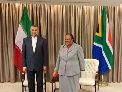 سفر وزیر امور خارجه آفریقای جنوبی به تهران