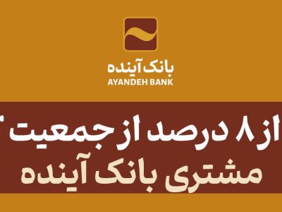 بیش از ۸ درصد از جمعیت کشور، مشتری بانک آینده هستند