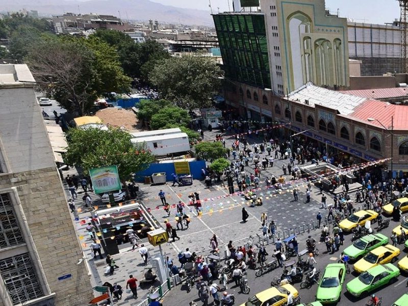 باورنکردنی؛ فروش جای پارک خودرو در نزدیکی بازار تهران با دستگاه کارتخوان